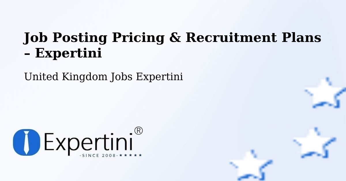 Job Posting Pricing & Recruitment Plans – Devizes - Devizes, United Kingdom Jobs Expertini